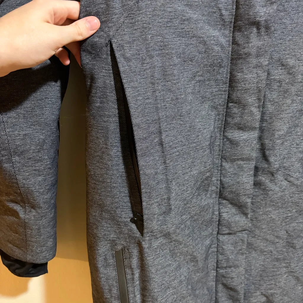 The North Face Women's DefDown Parka GTX Gore-Tex Gray 550 Down Jacket - Image 8