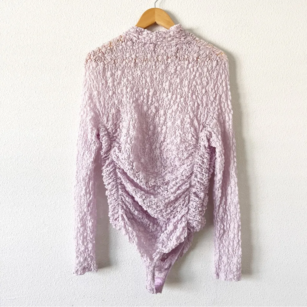 Free People Intimately Day N Night Lace Bodysuit In Orchid Ice - Image 9