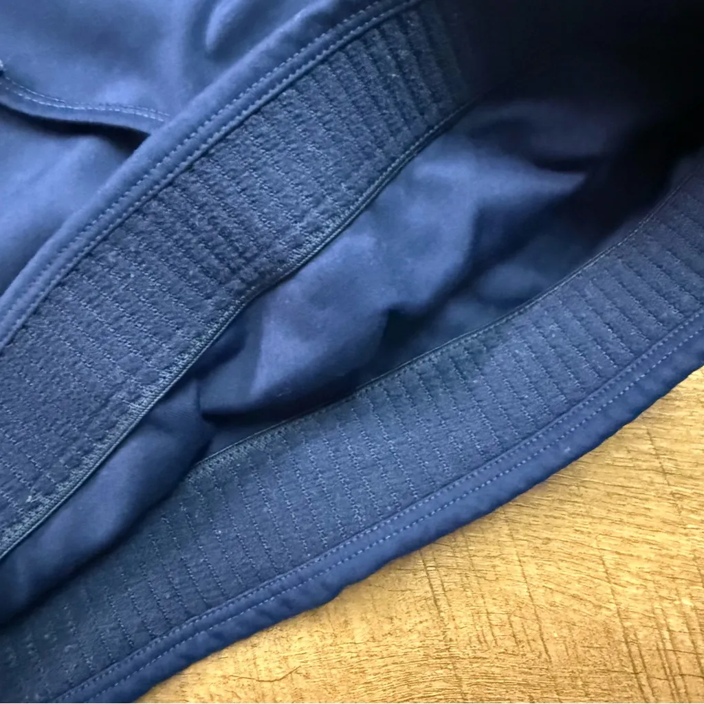 Girlfriend Collective Topanga High Neck Sports Bra in Navy Women’s Size Large - Image 7