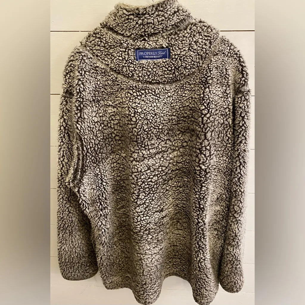Properly Tied Adult XL Pintail Pullover Sherpa Quarter Zip - Image 5