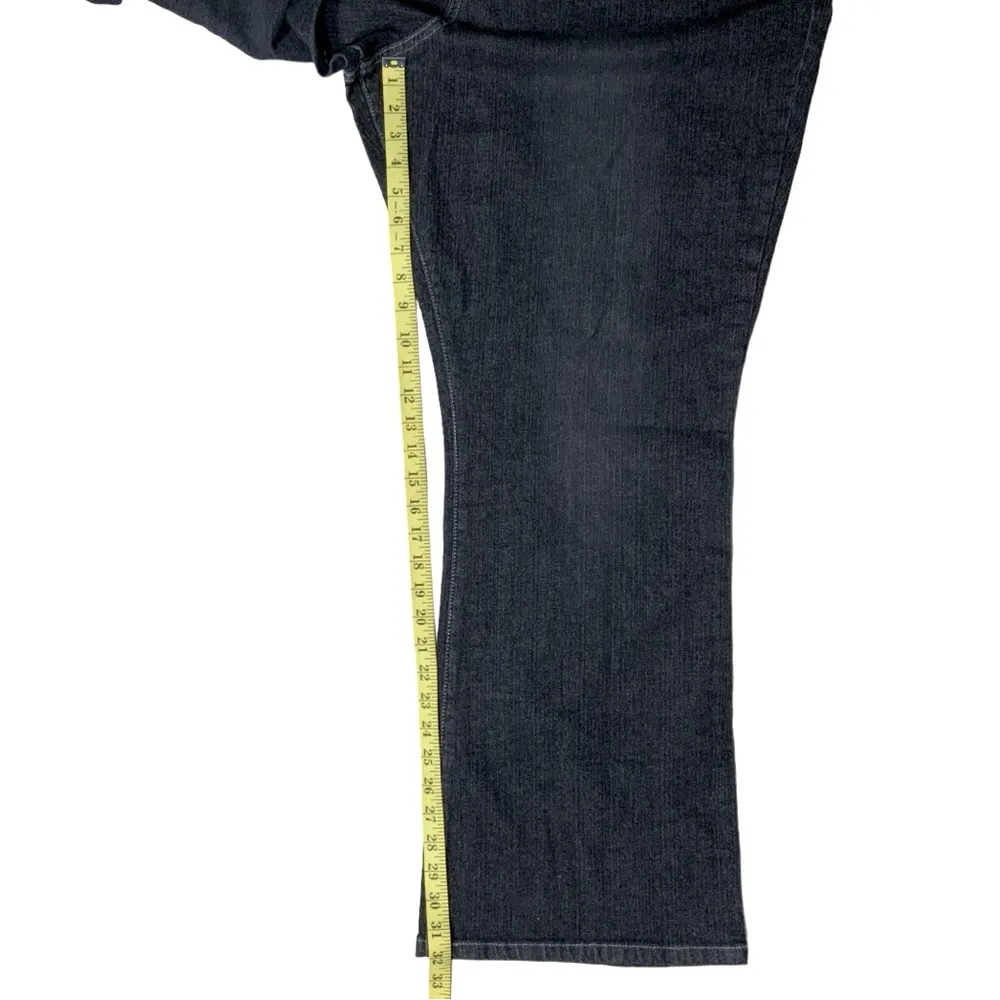 L.A. Blues Vintage Plus 5 Jeans Boot Cut Mid Rise Stretch Right Fit Charcoal 22 - Image 10