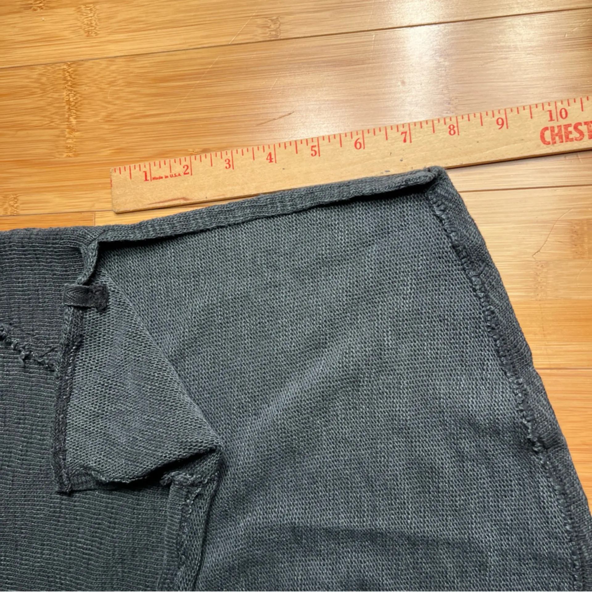 We The Free Women’s L/S Pullover Casual Minimalist Distress Gray Sweatshirt|Sz:M - Image 8