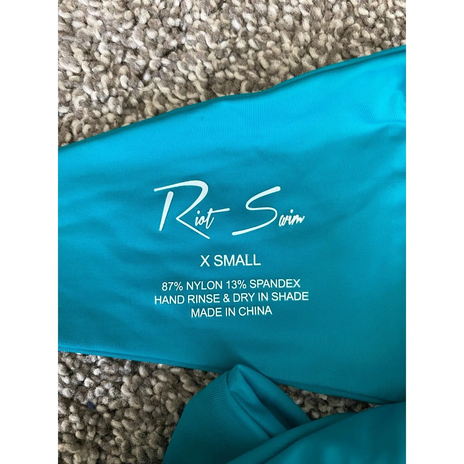 BEACH RIOT Swim Teal Cut-Out One Piece Swimsuit - XS - Image 5