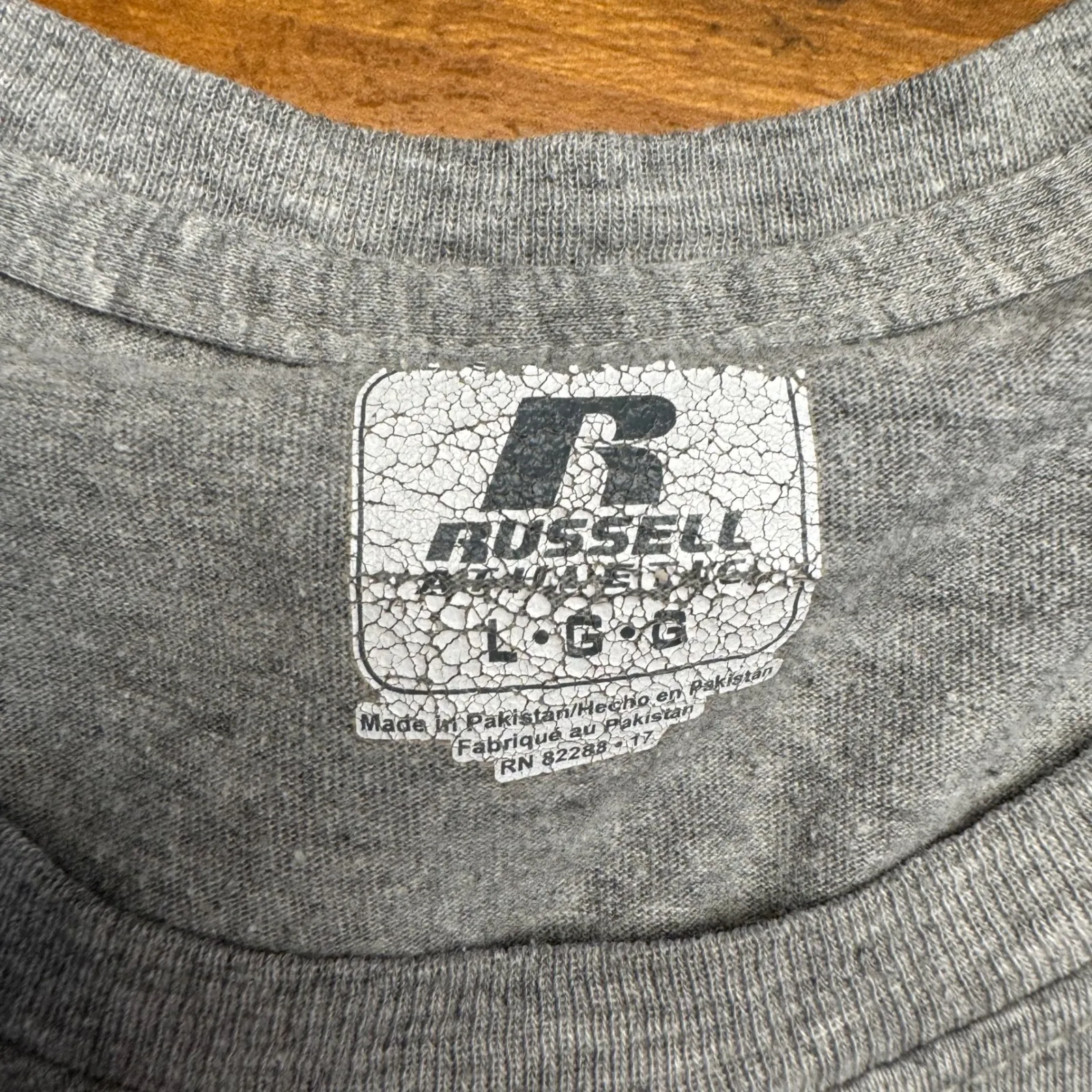 Russell Athletic University of Wisconsin Badgers Gray Long Sleeve Shirt Womens L - Image 3