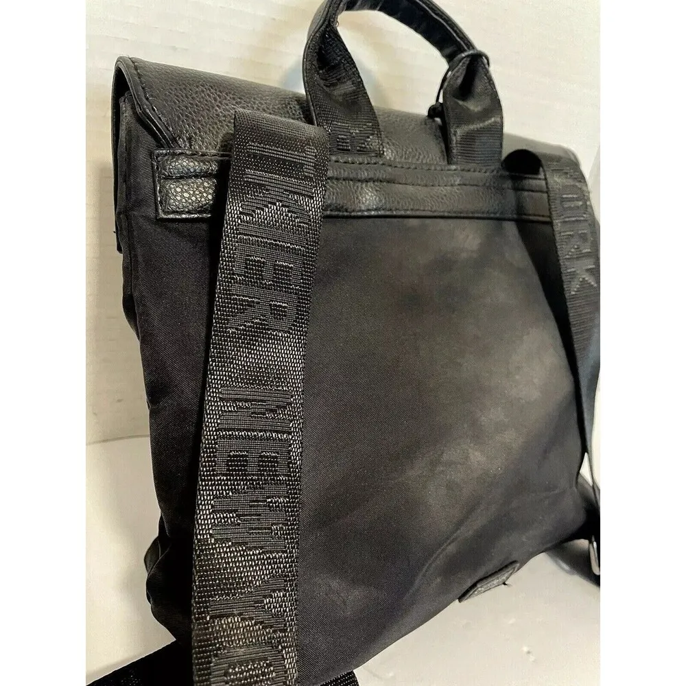 Botkier New York  Trigger Nylon Small Black Backpack Top Handle Bag - Image 7