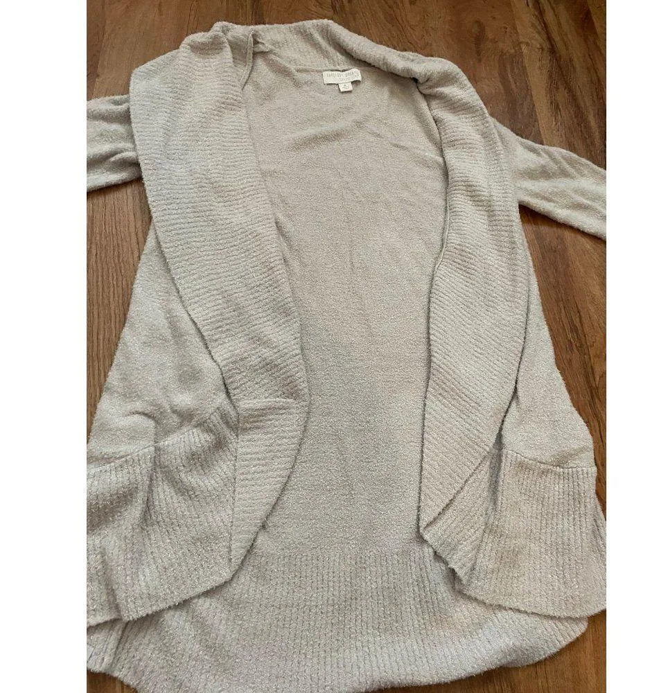 Barefoot Dreams cozychic lite open cardigan oatmeal color Size undefined - Image 8