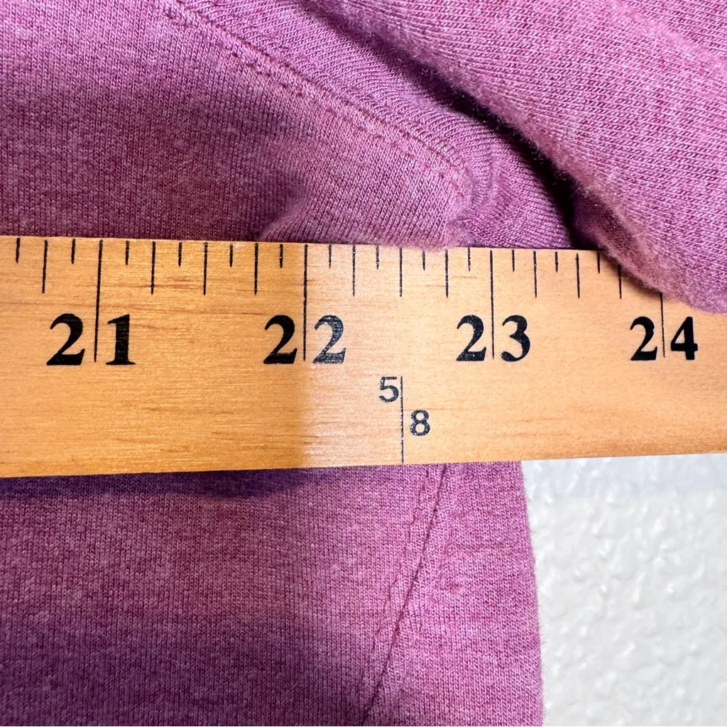 Athleta Purple Oversized Slouchy Sweatshirt Womens L Athletic Comfort Casual - Image 8