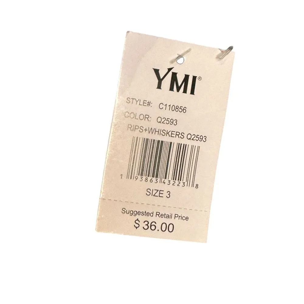 YMI Women Jeans WannaBettaButt High-Rise Cropped Stretch Denim Blue Sz. 3/26 NWT - Image 9