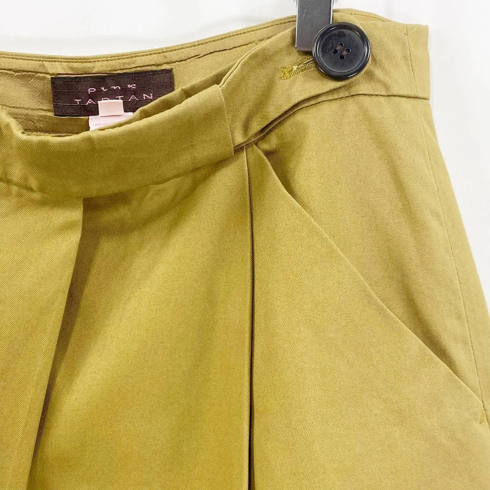 PINK TARTAN Brown Belted Mini Skirt - Image 7