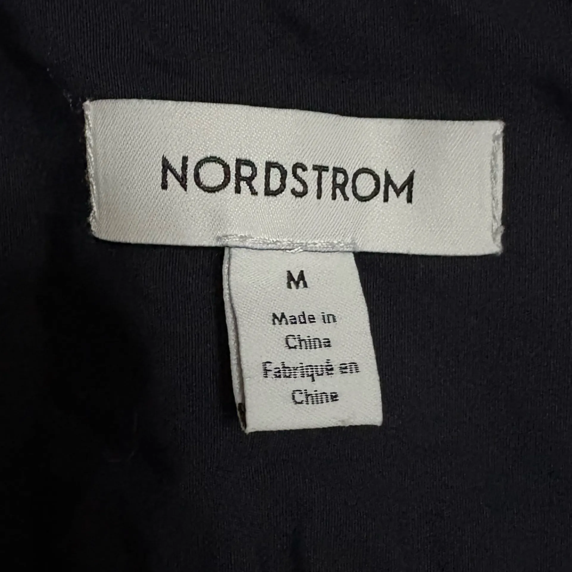 Nordstrom Classic Navy Shirt Dress Size Medium EUC - Image 3