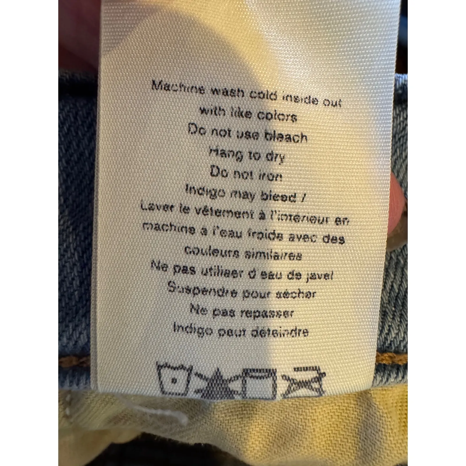 Rag & Bone Jeans Women 29 Blue Euclid Light Wash Fit 1 Extra Slim Fit Button Fly - Image 10