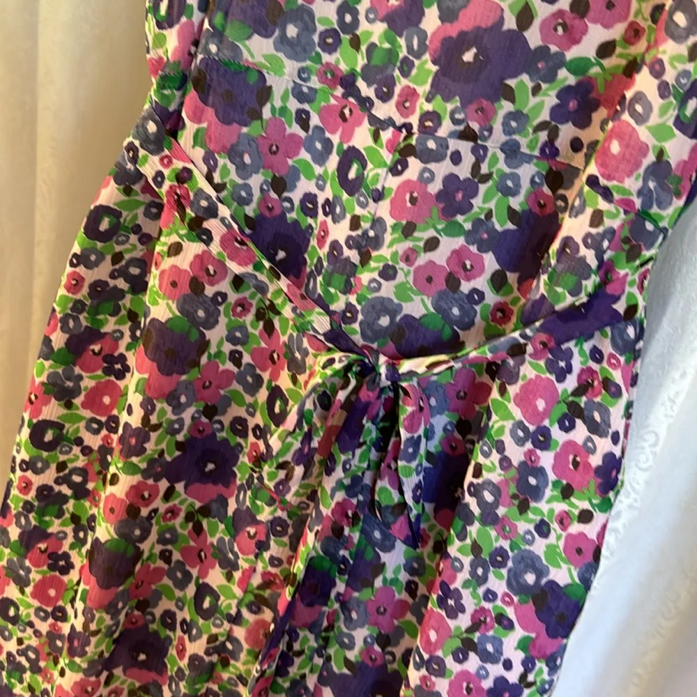 OLD NAVY CHIFFON FLORAL DRESS Sz: M - Image 3