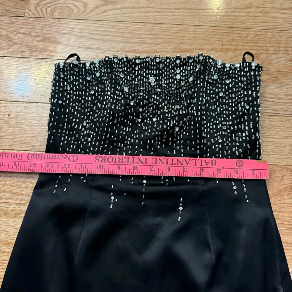 JASPER CONR AN Sexy Women's Long Evening Elegant Black Dress. Vintage Size 8 - Image 10