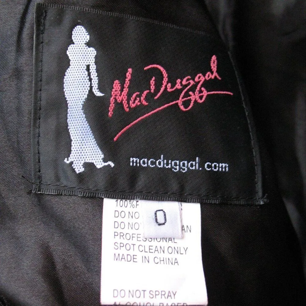 Mac Duggal Embellished Illusion Fit & Flare Dress 67007 Black - Image 14