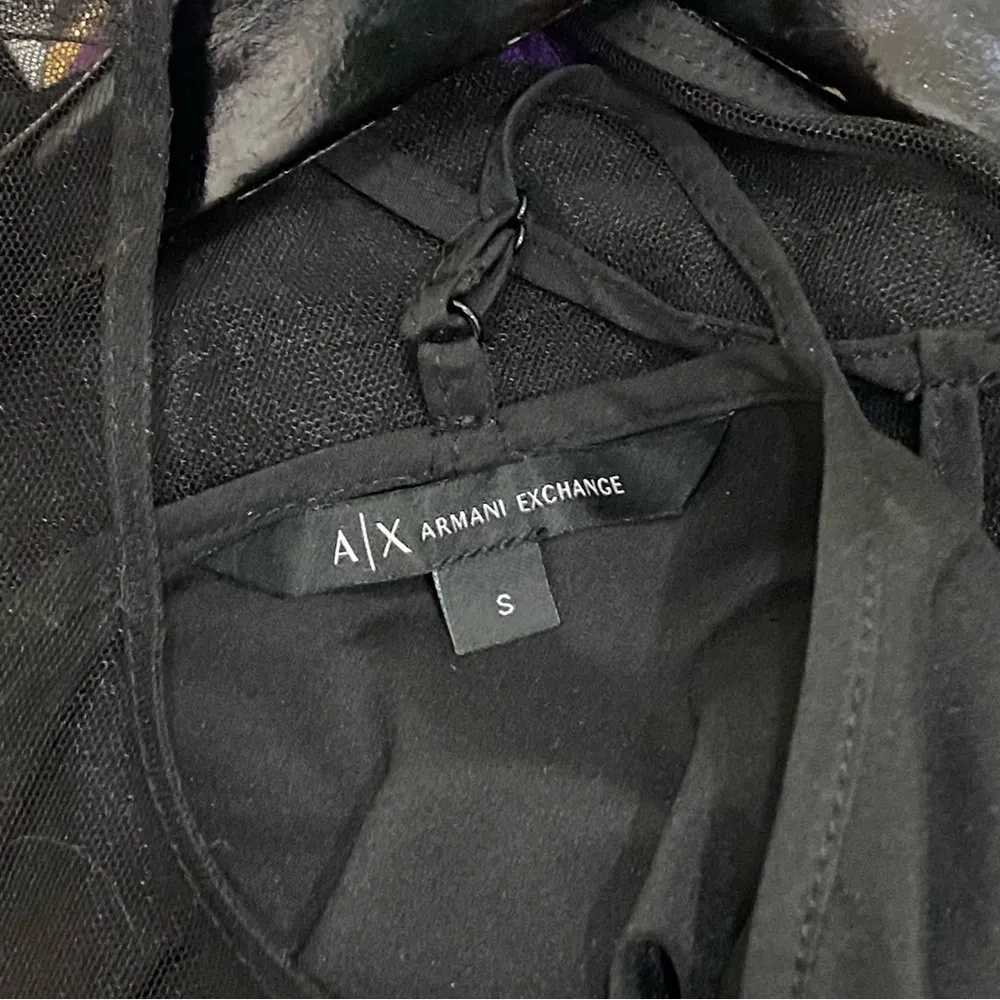 A/X Armani Exchange Sequin Mesh Top Size S New with tags - Image 12