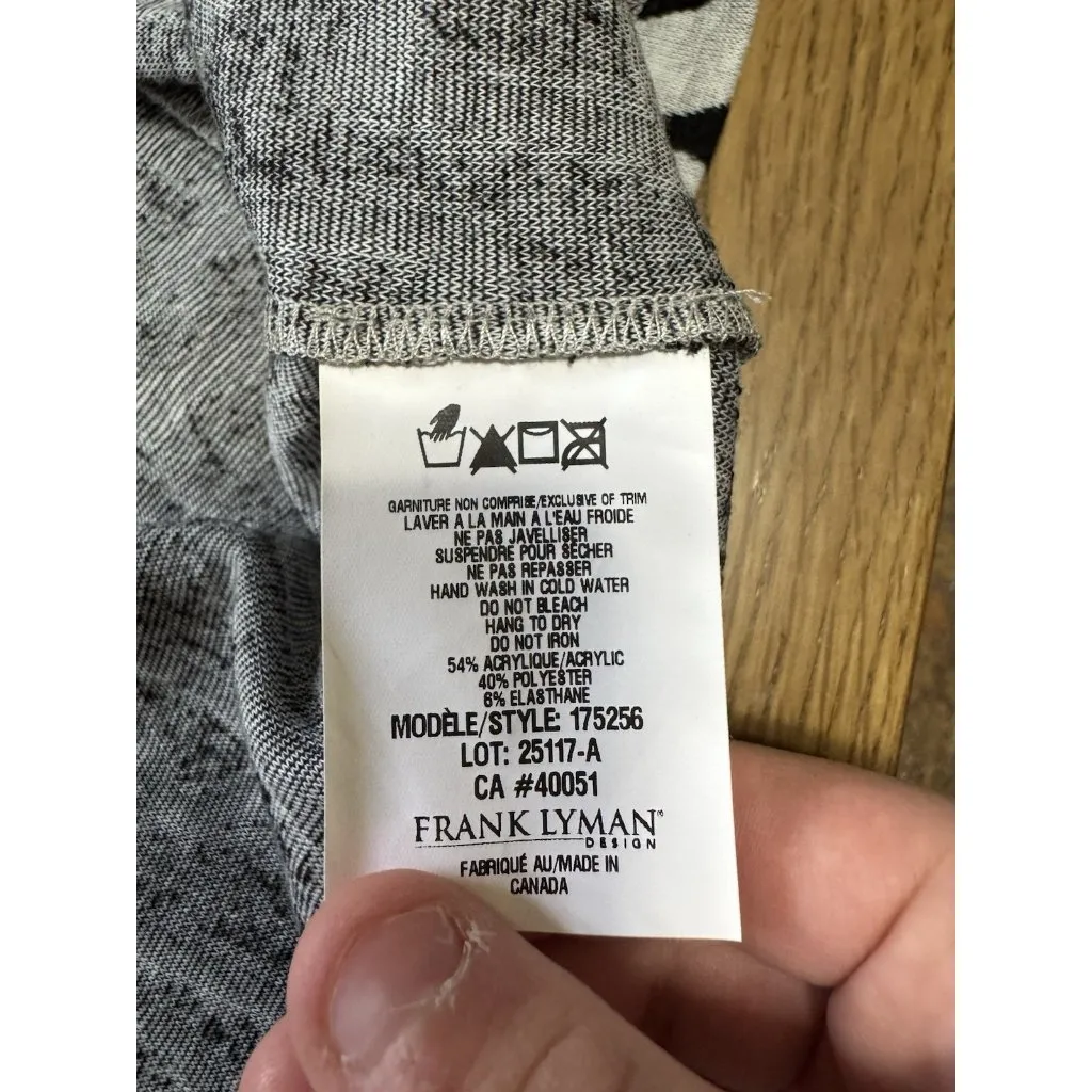 Frank Lyman Open Front Cardigan Sz 8 Metallic Fall Winter Career Office Teacher - Image 9