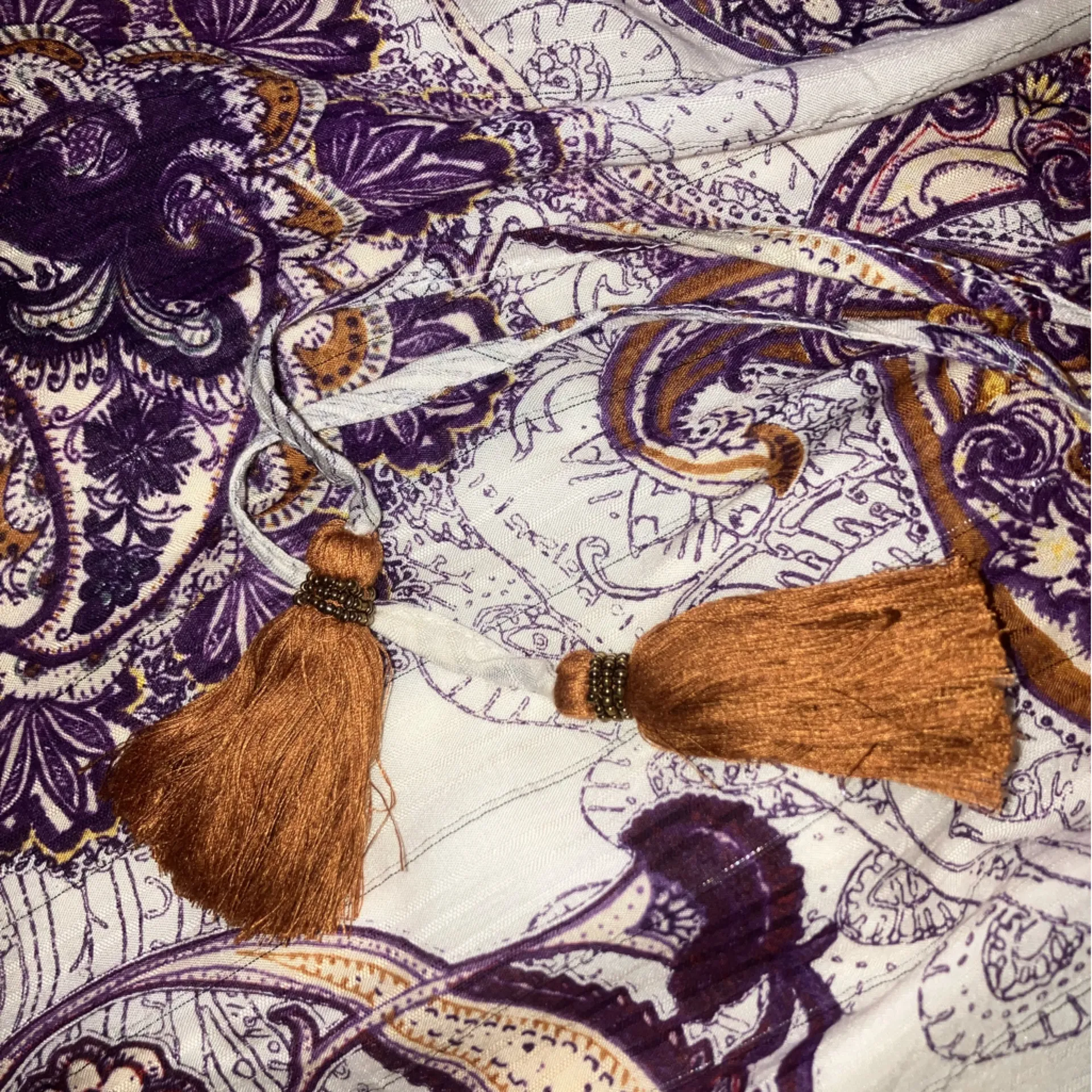 Band of the Free Womens Paisley Patterned Lyonnette Mini Dress - Image 8