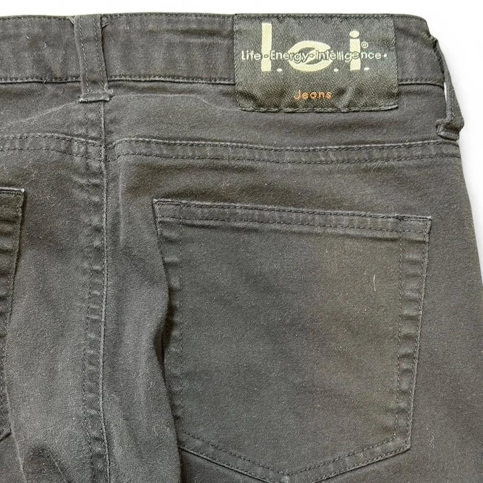 Y2K lei Black Low Rise Flare Jeans Size undefined - Image 3