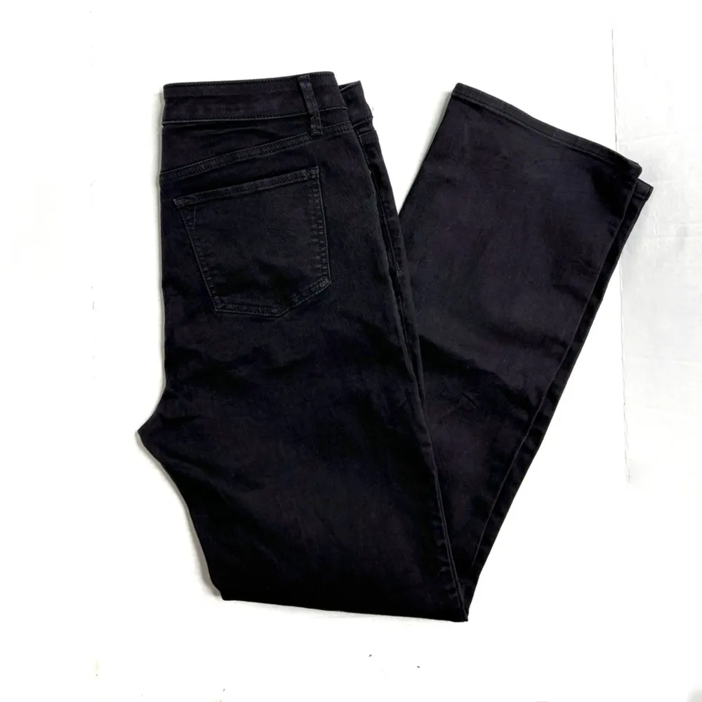 Talbots  Solid Black Barely Boot Cut Stretch Jeans - Image 5