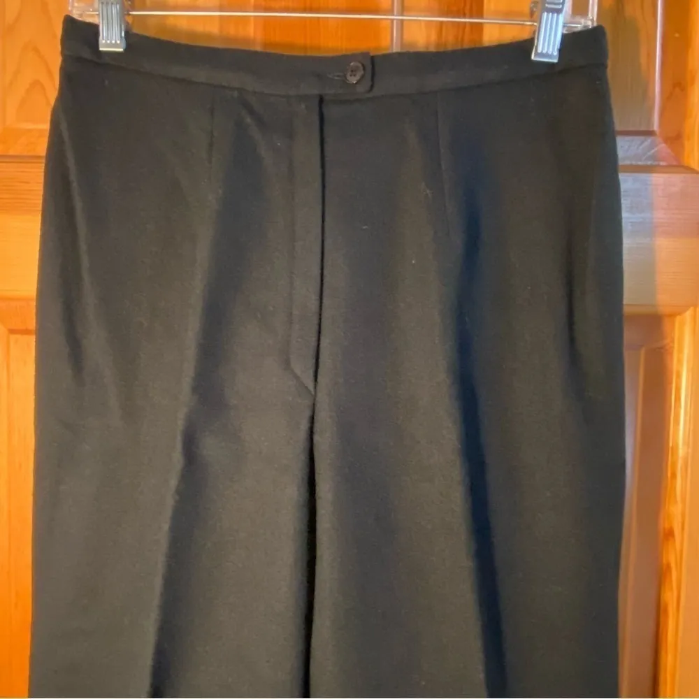 Vintage Pendleton Virgin Wool Trouser Pants High Rise Black Size 10 - Image 4