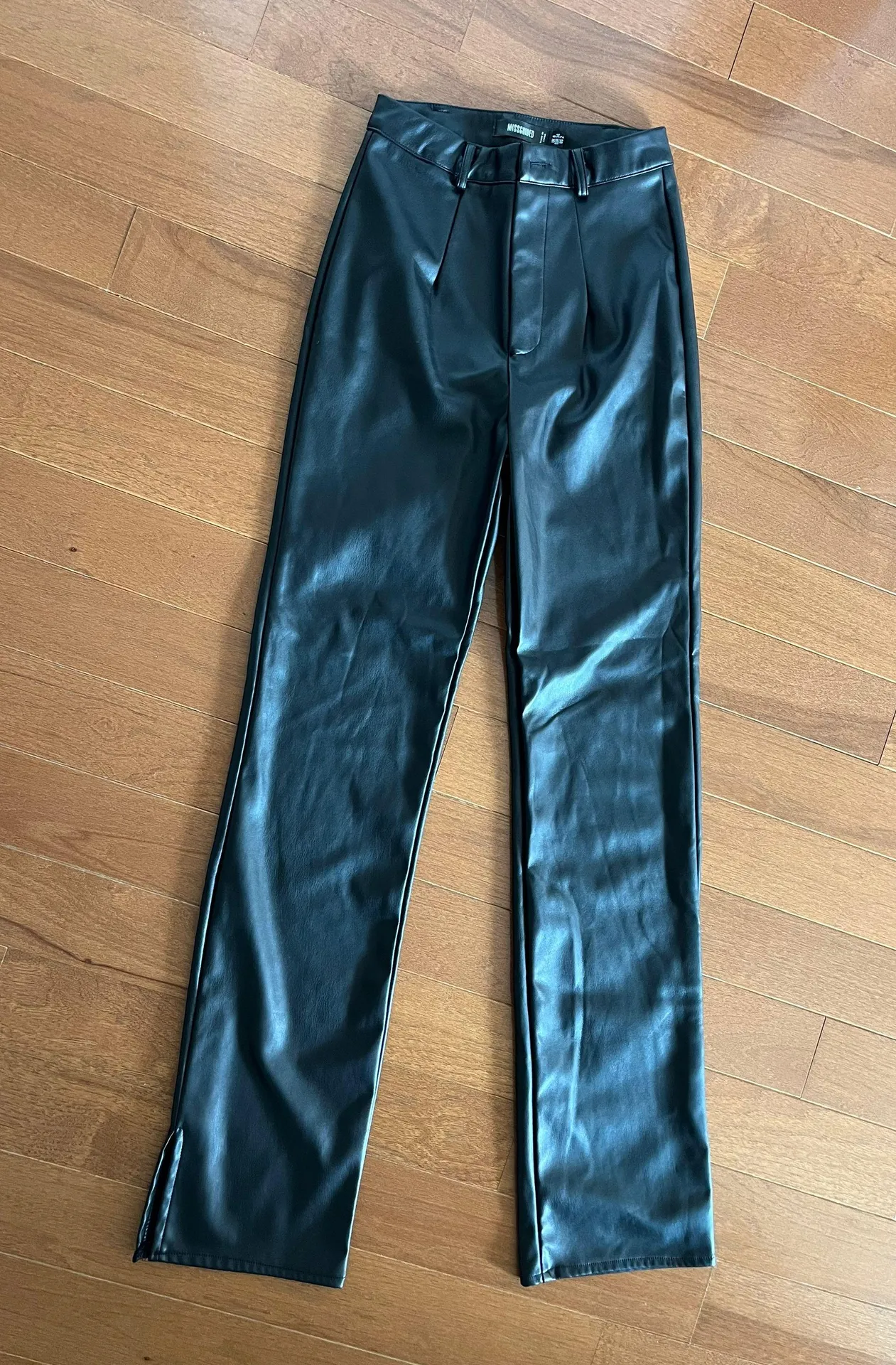 Missguided Leather Pants - Image 2