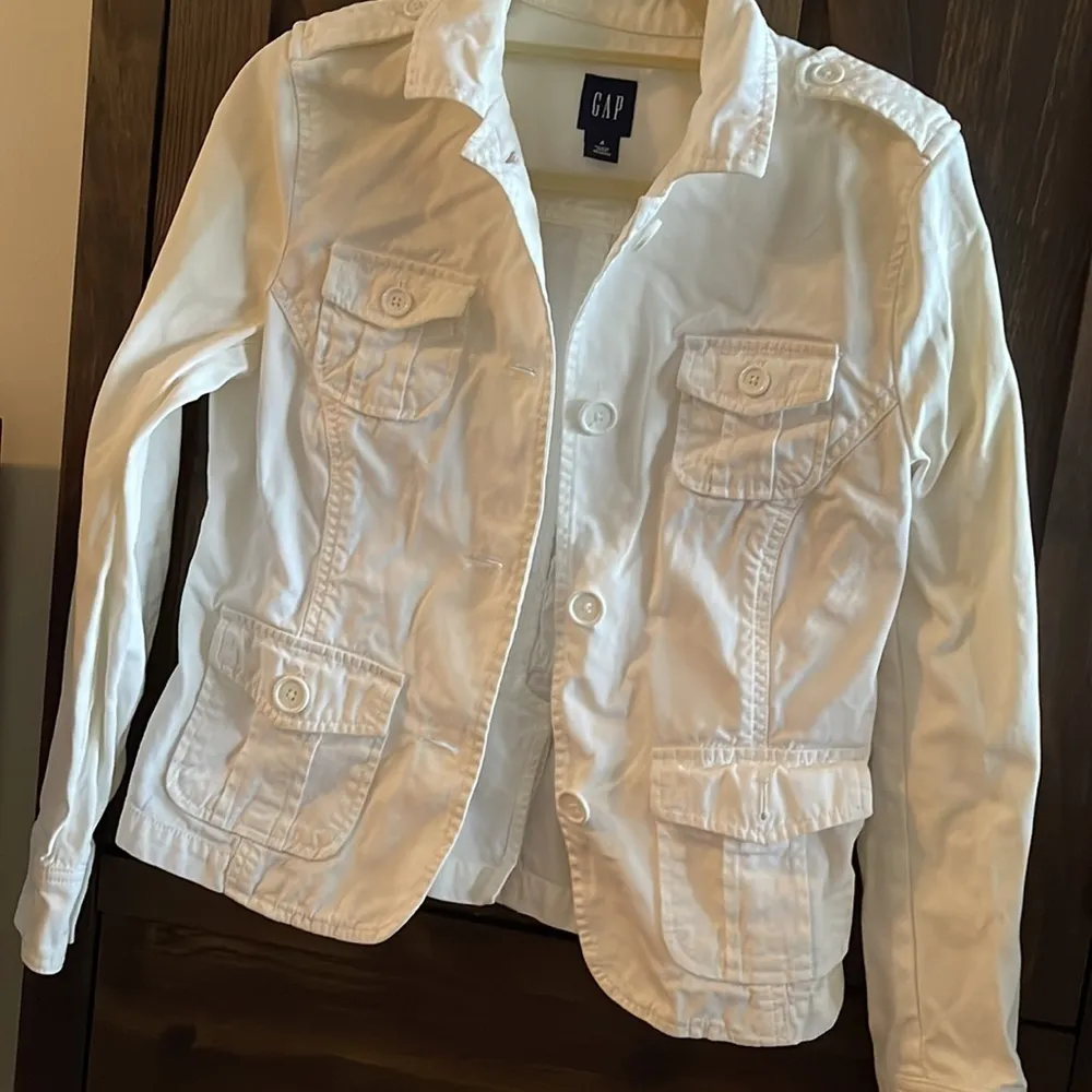 Gap white cotton blazer​ - Image 8