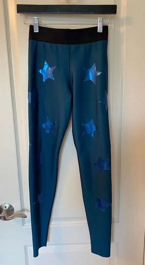 Silk Knockout Leggings Blue - Image 4