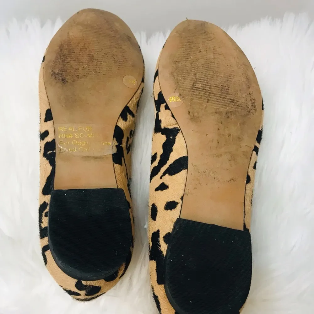 Sole society leopard loafer flats sz 6 - Image 6