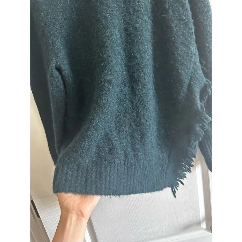 3.1 PHILLIP LIM Fringe Overlap Turtleneck Sweater Size M - Image 8