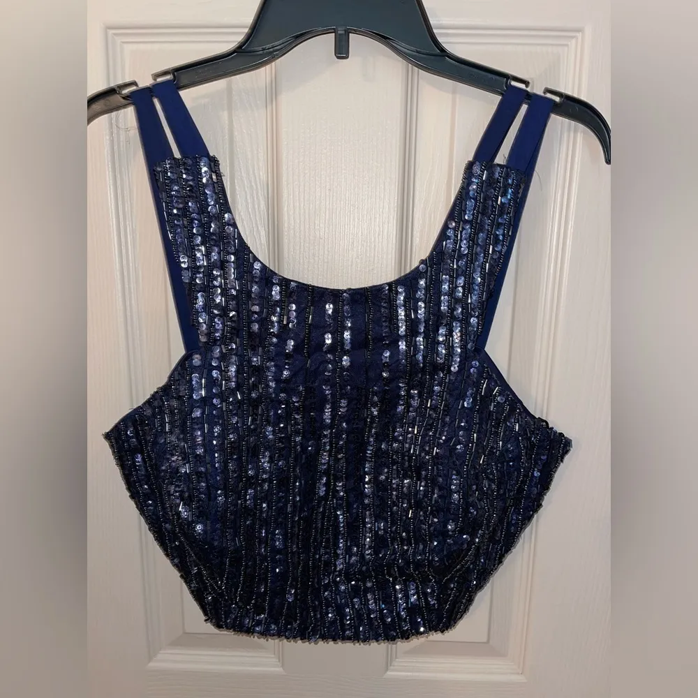 B. Darlin NWT two piece short prom cocktail homecoming party dress with sequins. - Image 14