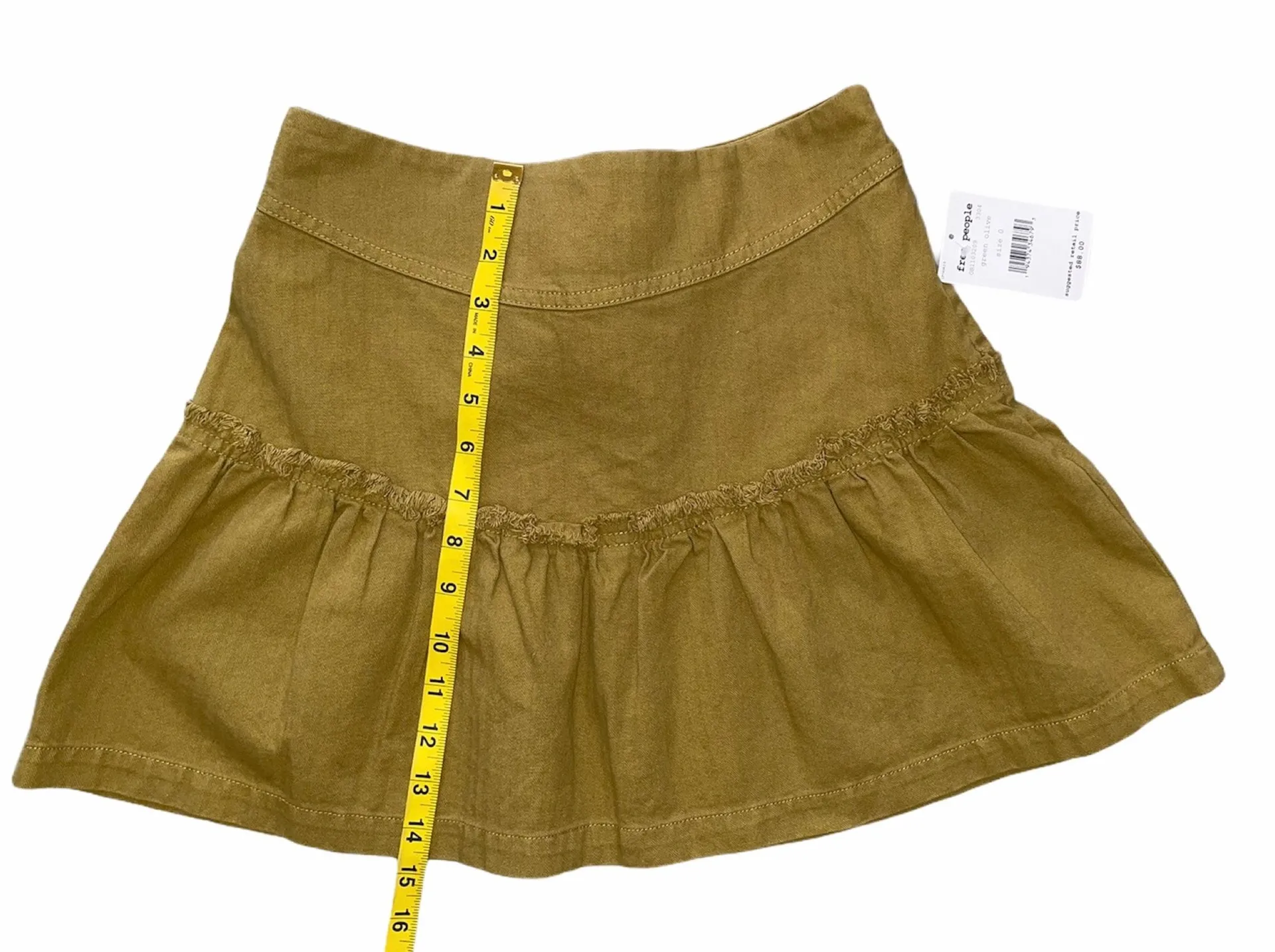 NWT  Positano denim lace up skirt size 0 - Image 7