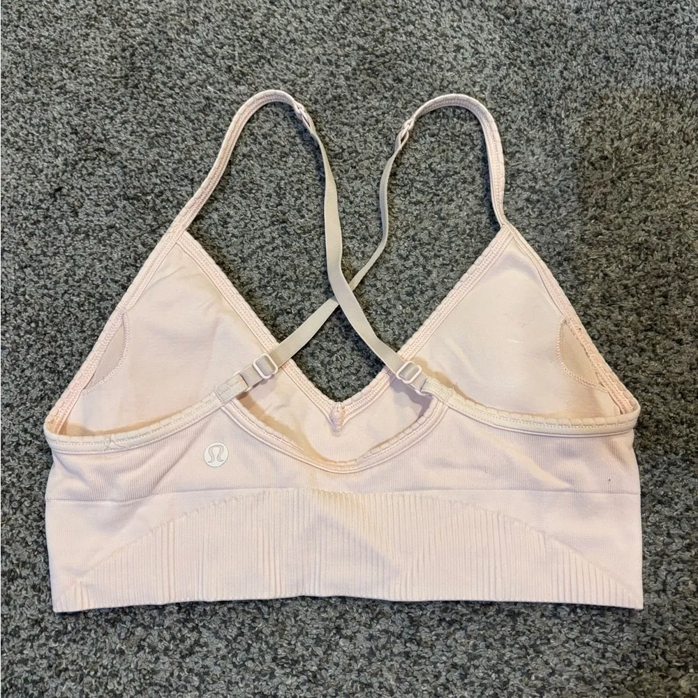 Lululemon Ebb Pink Sports Bra - Image 2