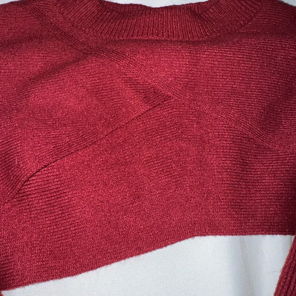 Burgundy sweater Red - Image 2