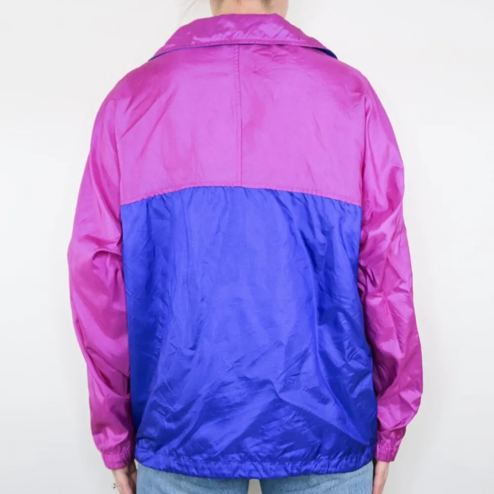 Vintage 90s Columbia Colorblock Pullover Windbreaker - Image 4