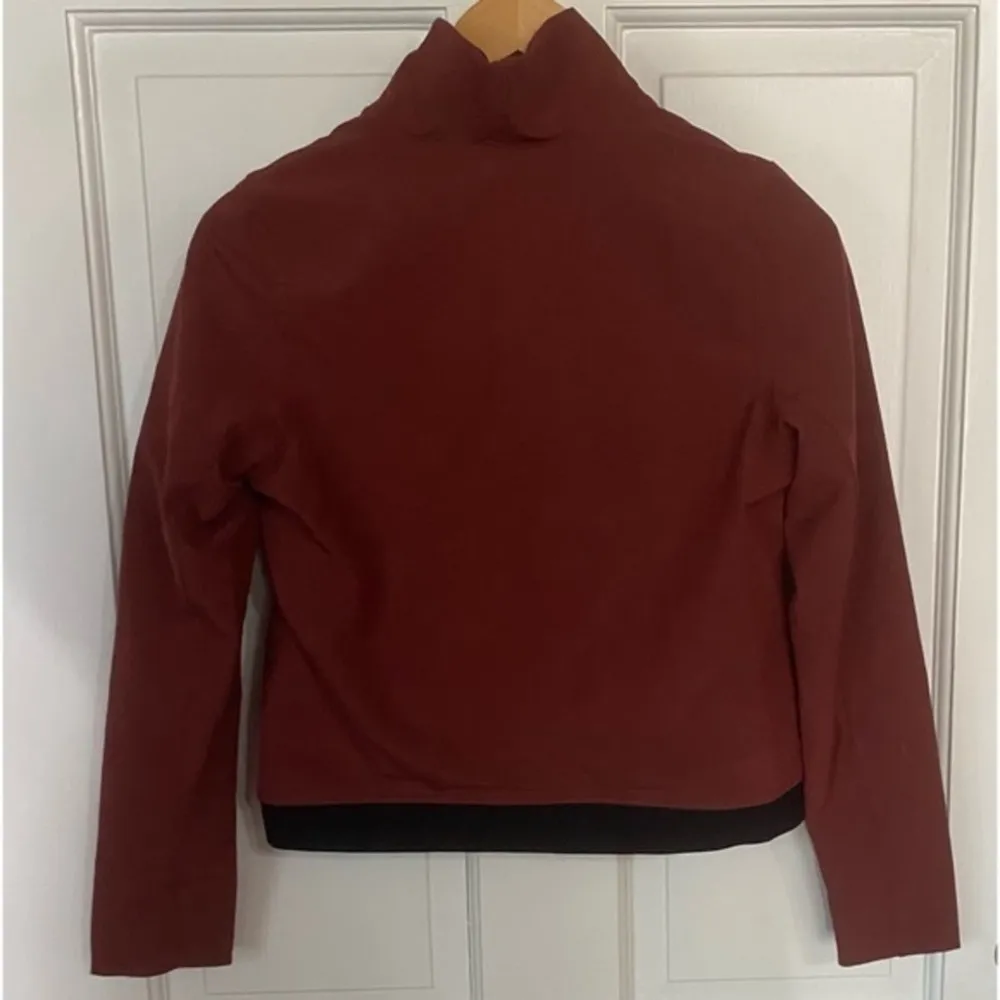 The North Face Shelbe Raschel Reversible Fleece Lined Pullover in Root Brown XS - Image 6