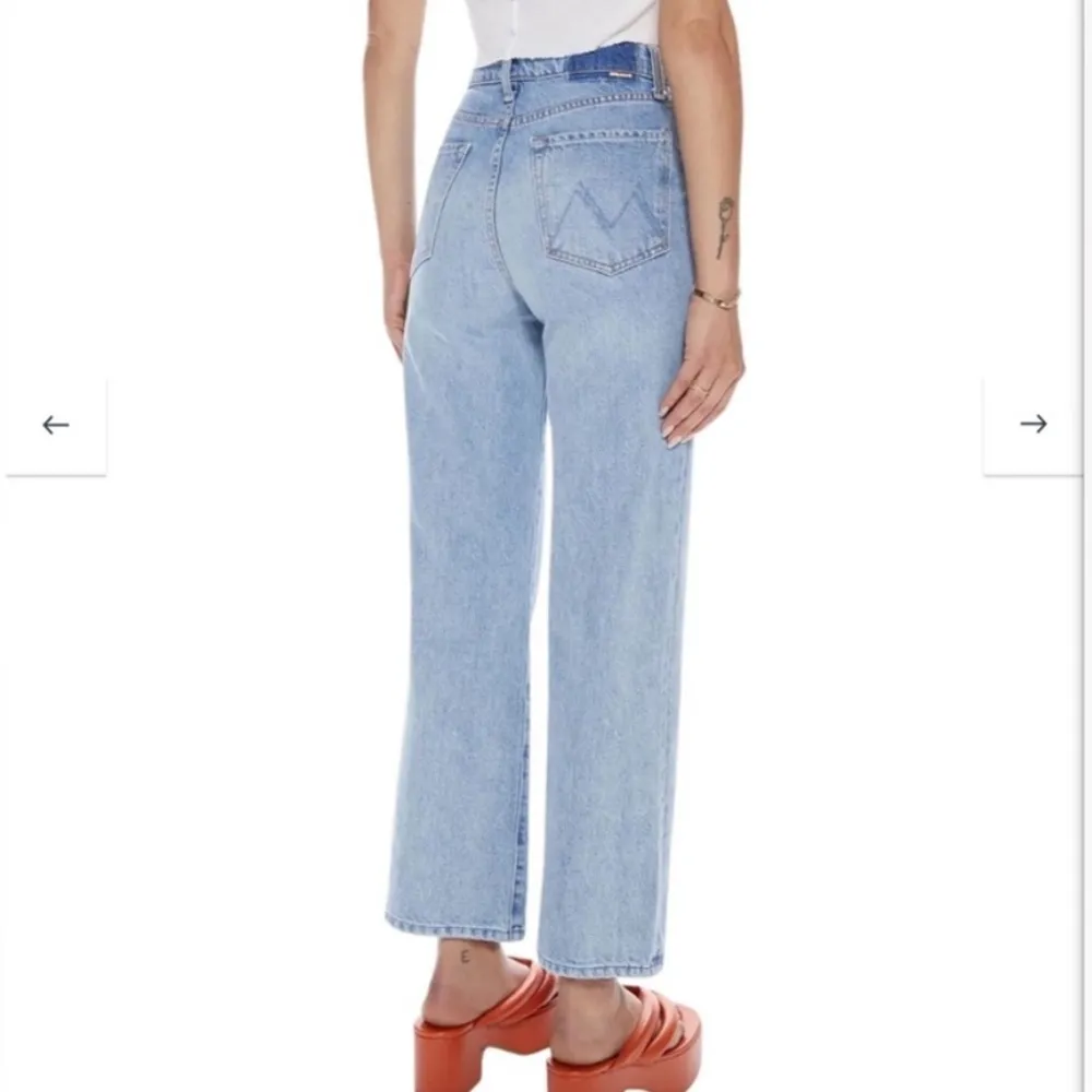 NWT MOTHER SUPERIOR The Rambler Ankle Jeans Bucket List Size 30 Wide Leg NEW - Image 2