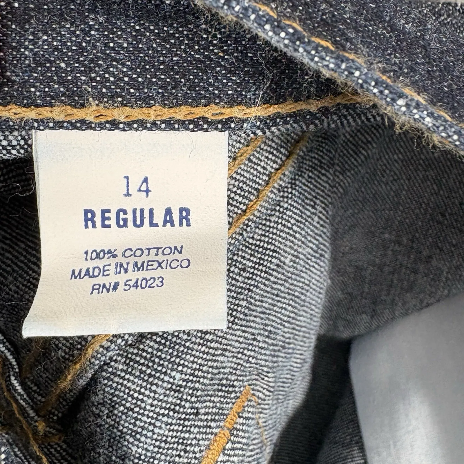 Vintage 90s Y2K Old Navy Jeans Women 14 Blue Relaxed Fit High Rise Mom No. 7 NEW - Image 6