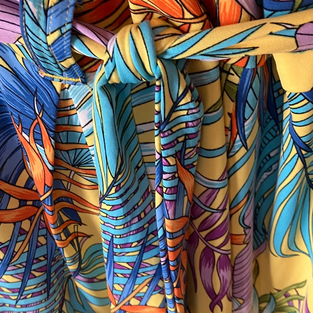 Soho Multicolor Abstract slacks xl - Image 4