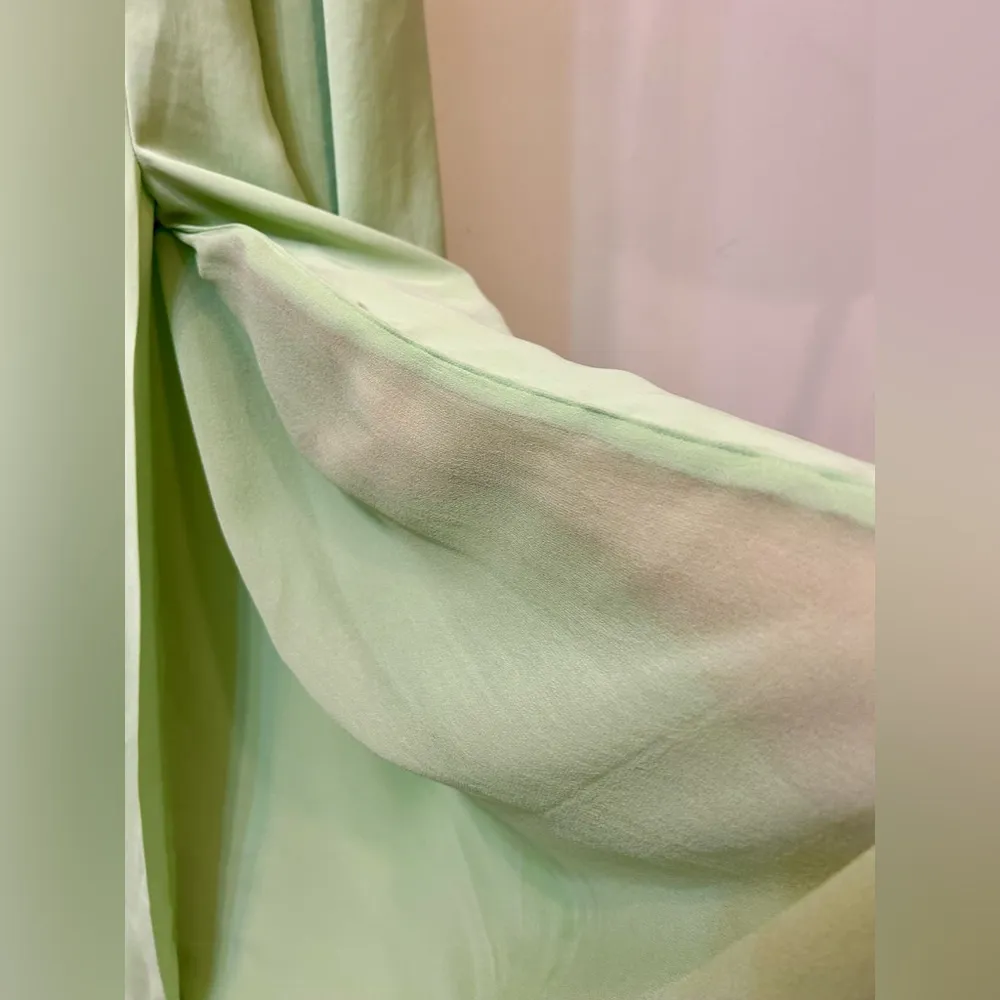 Tibi Tropical Mint Leaf Gown Size 4 - Image 9