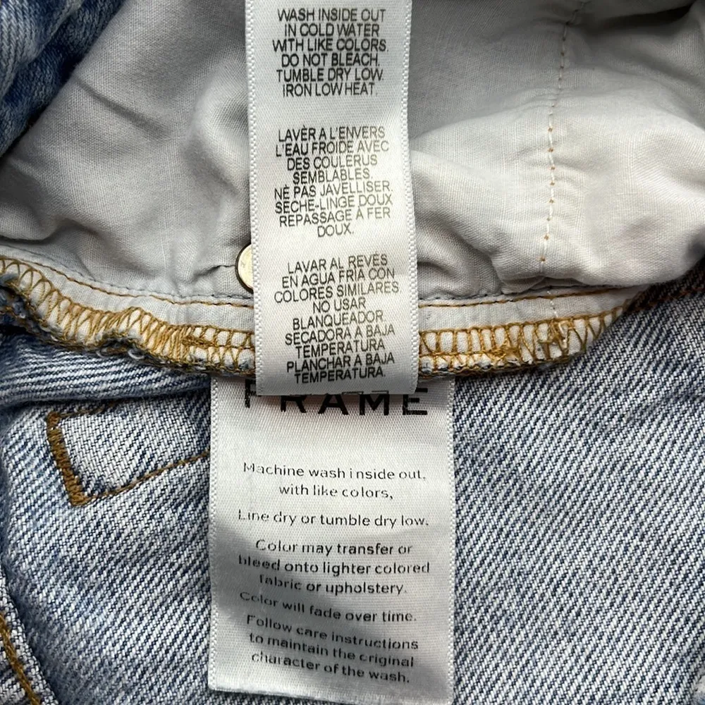 Frame Denim Le Grand Garçon Short Size 24 - Image 12