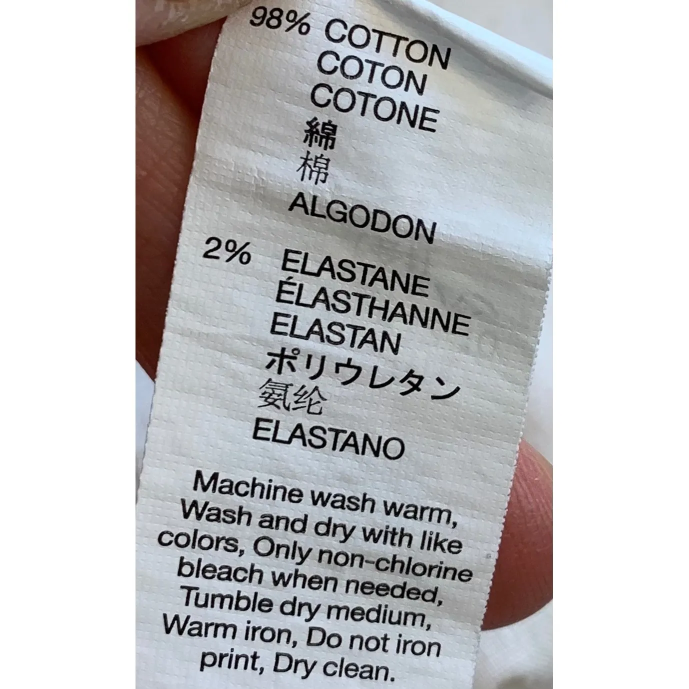 GAP Perfect Khaki Women's Size 8L Wide Leg Pants Beige Cotton Blend Y2K School - Image 5