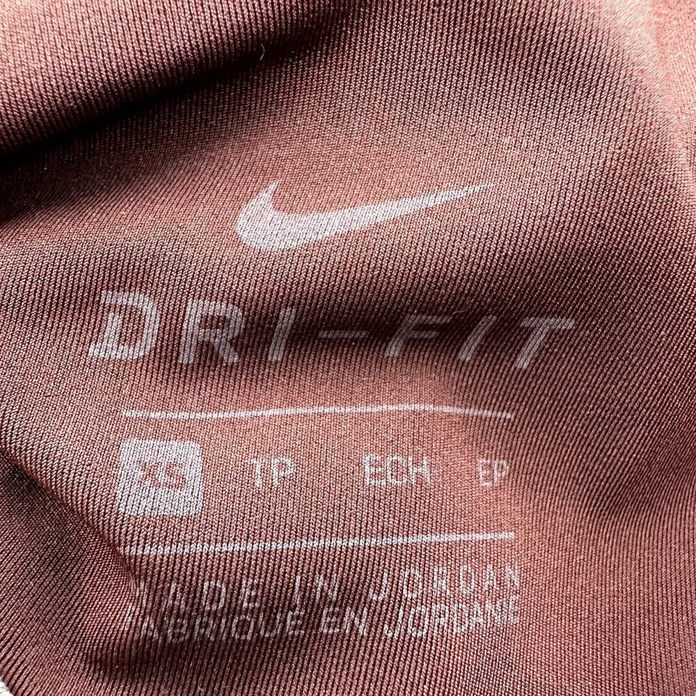 Nike Pro Intertwist Tights Leggings Crossover Logo Waistband Athletic Red XS - Image 3