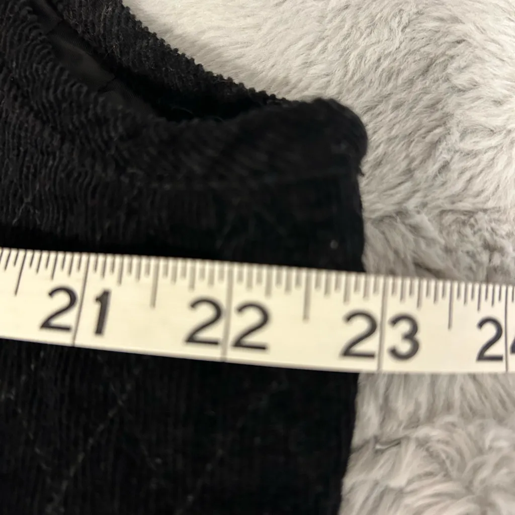 Basic Editions Black Quilted Vest Size XL - Image 5