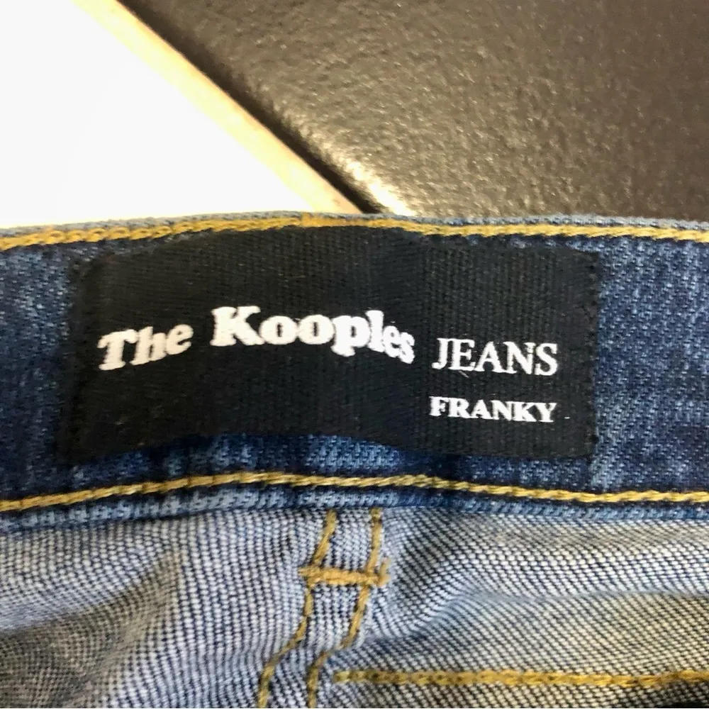 Franky High Rise Medium Wash Denim Distressed Skinny Jeans size 25 - Image 13