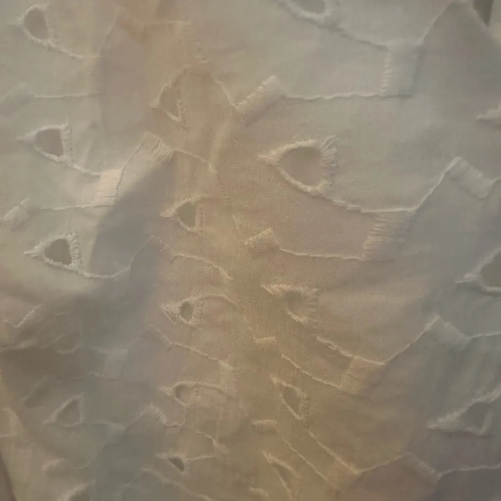 Anne Klein Eyelet Midi Dress with Sash 8 NWT - Image 5