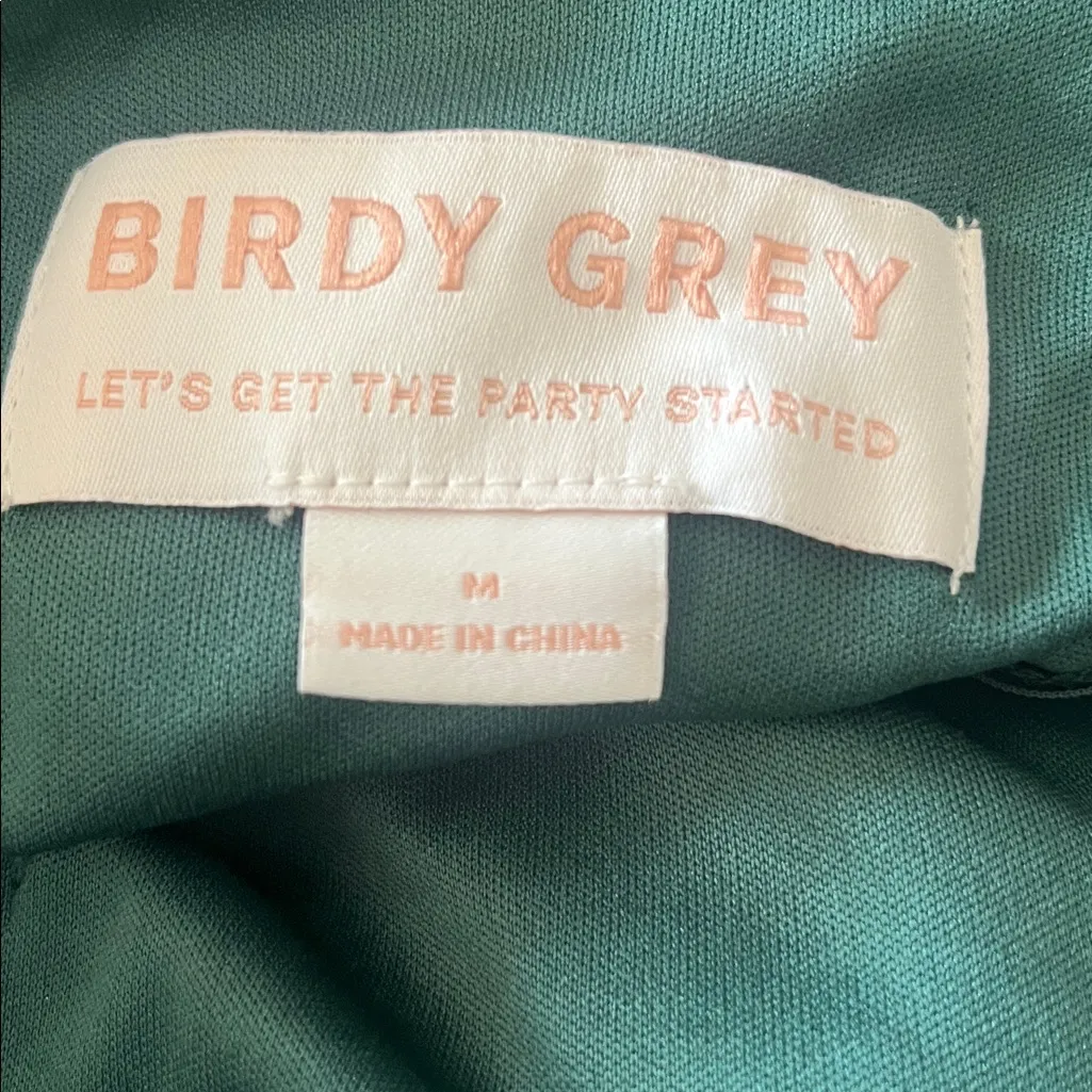 Birdy Grey Adelle Formal emerald green Maxi Dress with Slit - Image 3