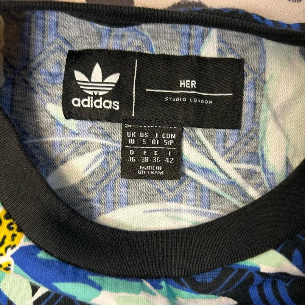 🌸 Adidas x HER Studio London Tee – Women’s S Blue - Image 5