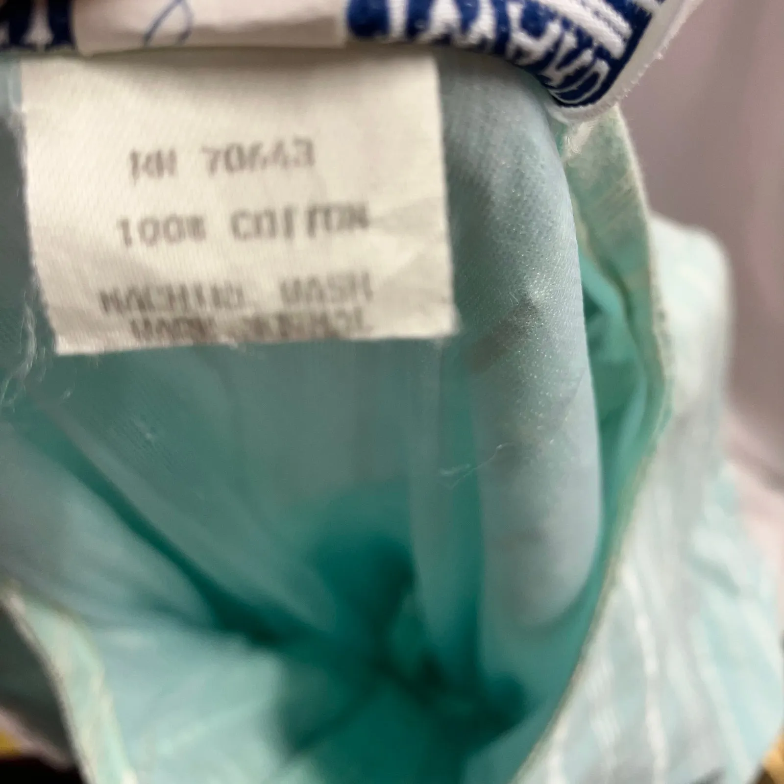 Vintage 80's Jessica Howard Striped Pastel Short sleeve Dress Womens 6 Smocked‎ - Image 12