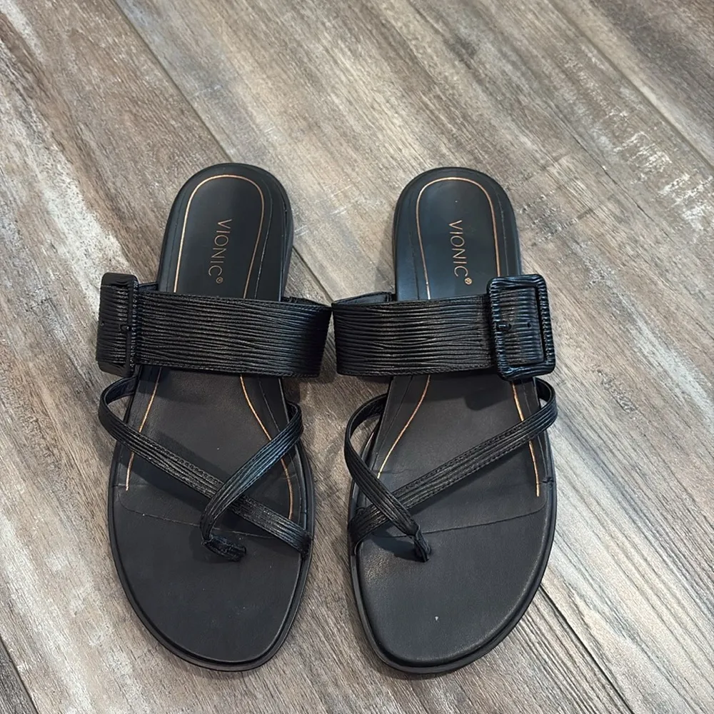 Vionic Julep Sandal Black 9 - Image 2