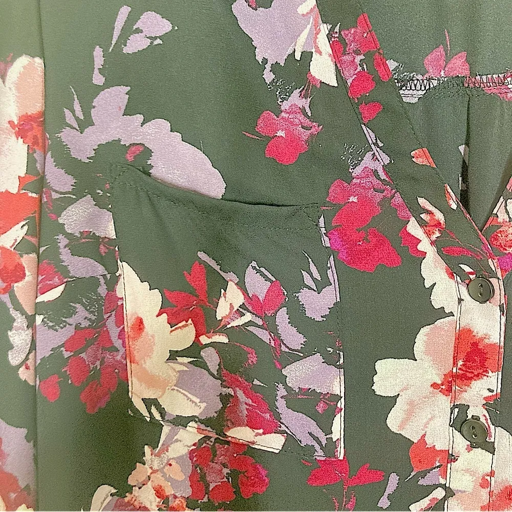 A. Byer Printed Portofino Print Button Down Shirt - Image 6